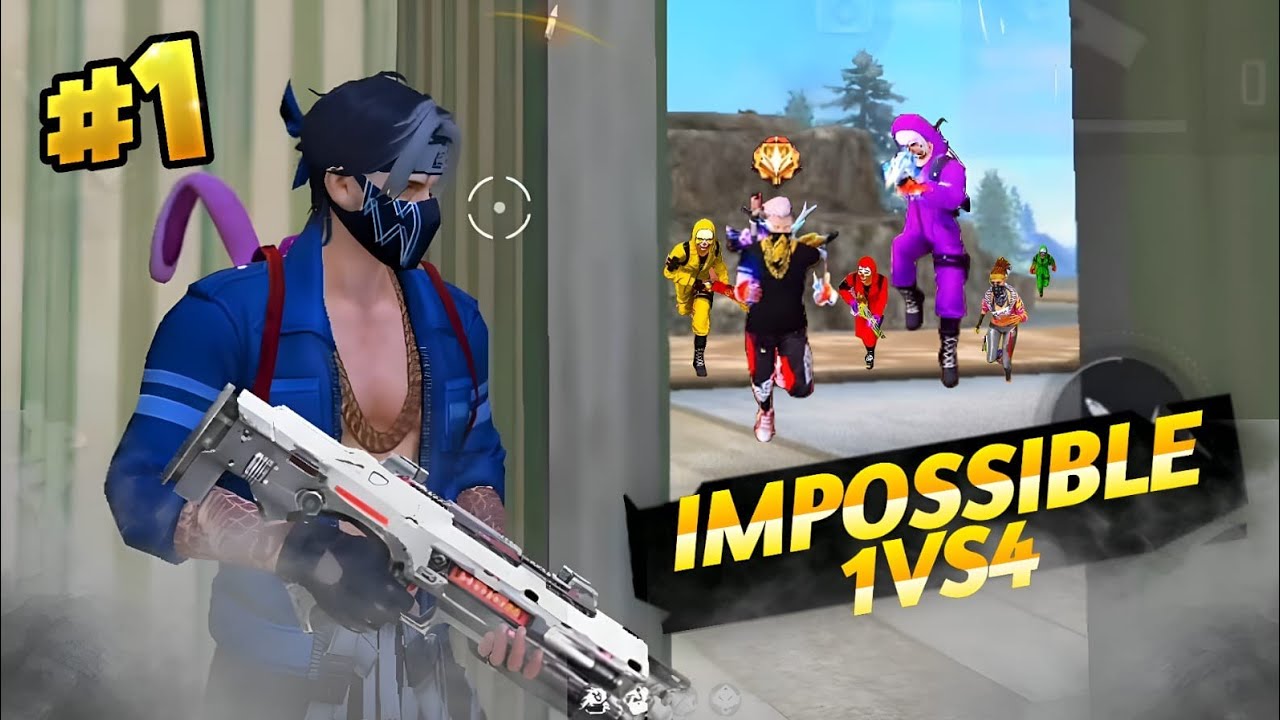 Solo Vs Squad Full Gameplay | 1 VS 4 IMPOSSIBLE 👌 - YouTube