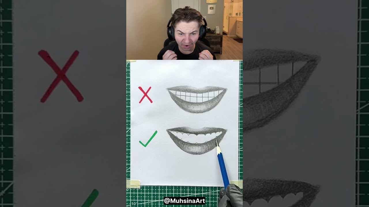 How To Draw Teeth 