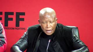 CIC Julius Malema Addresses EFF Press Conference