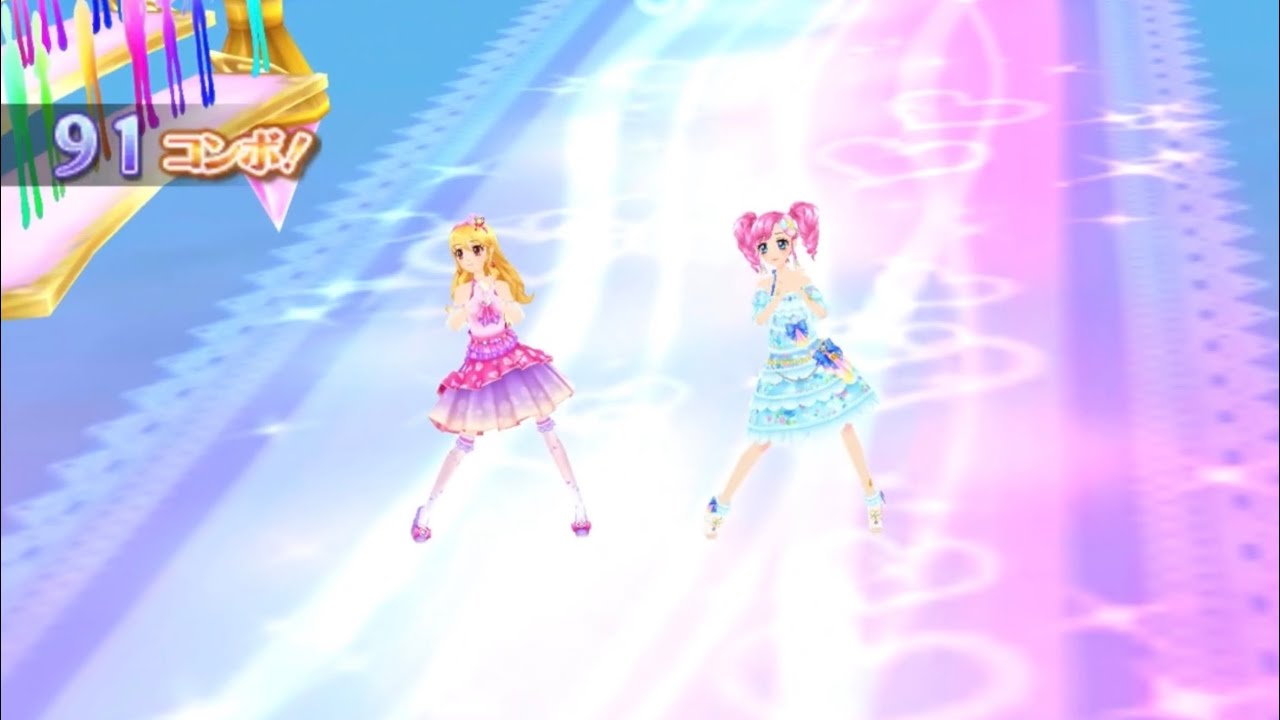 Aikatsu-Dance in the rain (星宮 いちご& 天羽 まどか) - YouTube