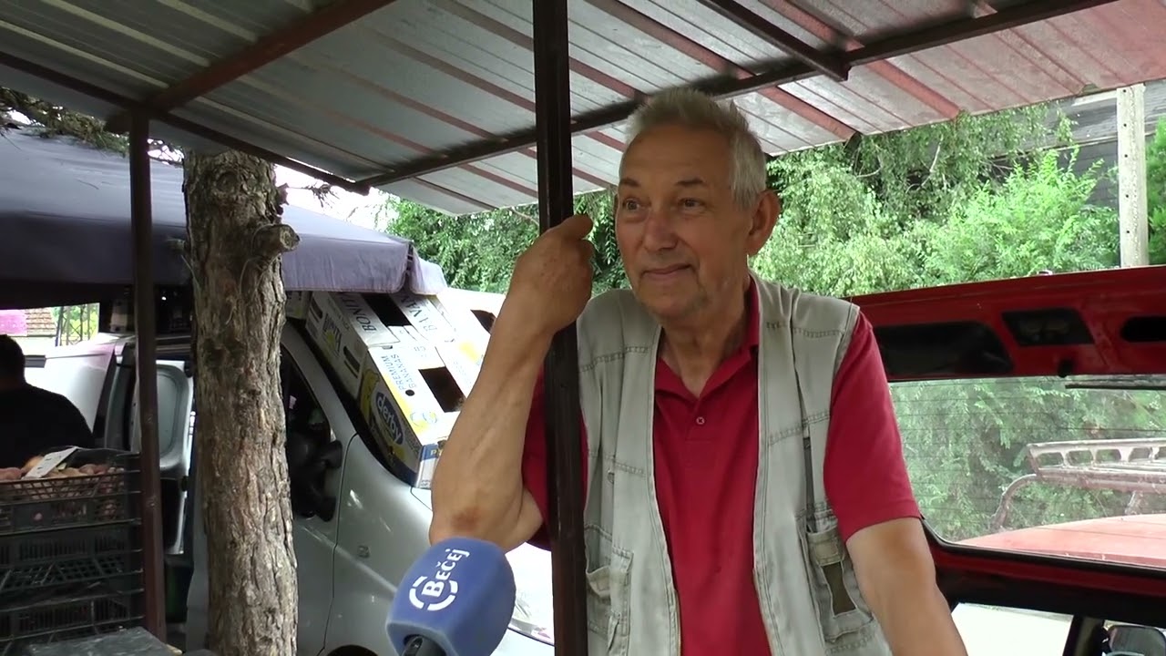 TV BEČEJ: Osveženje izmamilo kupce na novoselsku pijacu