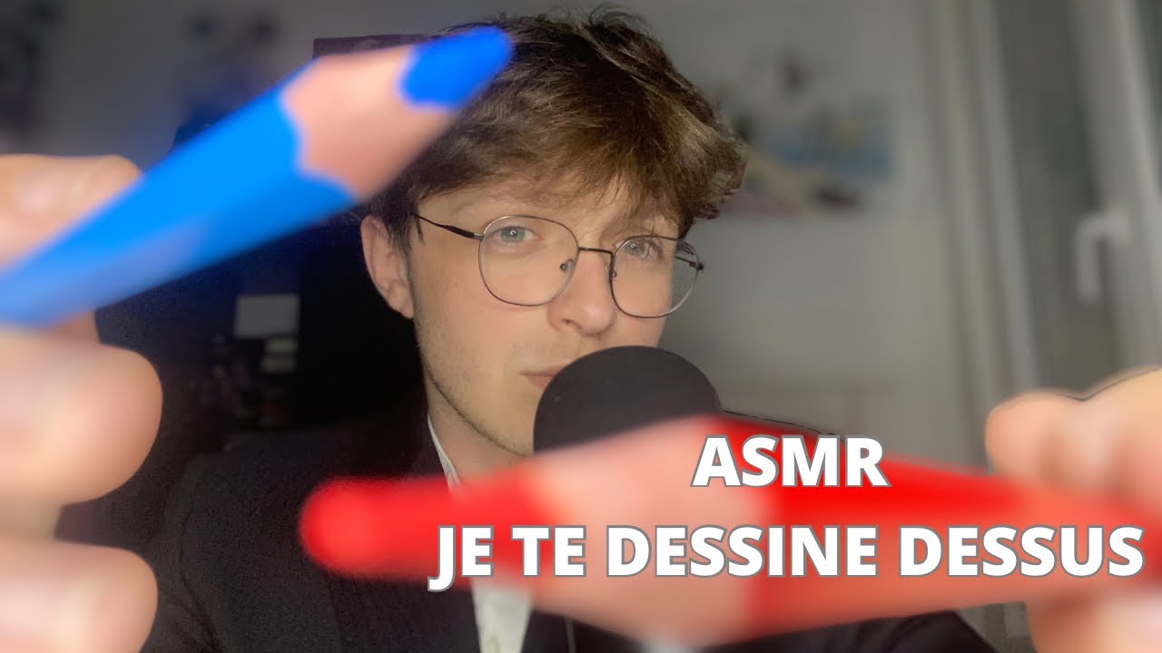 ASMR je te dessine sur le visage 🖍️ ( visuel très proche de t’as tête )