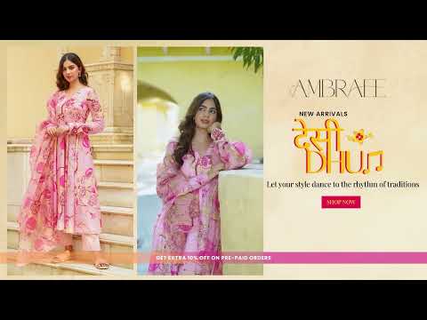 Enchant everyone with our pink summer suit set - video from Ambraee