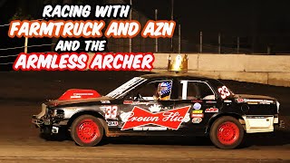 ENDURO RACING WITH FARMTRUCK AND AZN AND THE ARMLESS ARCHER!! #dirtracing #racing #racecar