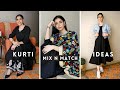 Latest Kurti Designs | Give Old Kurtis a new look WITHOUT SHOPPING!! Minimalist Wardrobe Part 4