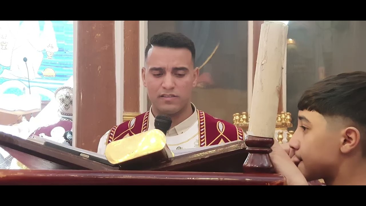 انجيل عيد الميلاد ٦يناير ٢٠٢٦ يصلى القداس ابونا سمعان ويقرأ الأنجيل المعلم أ/أبانوب 