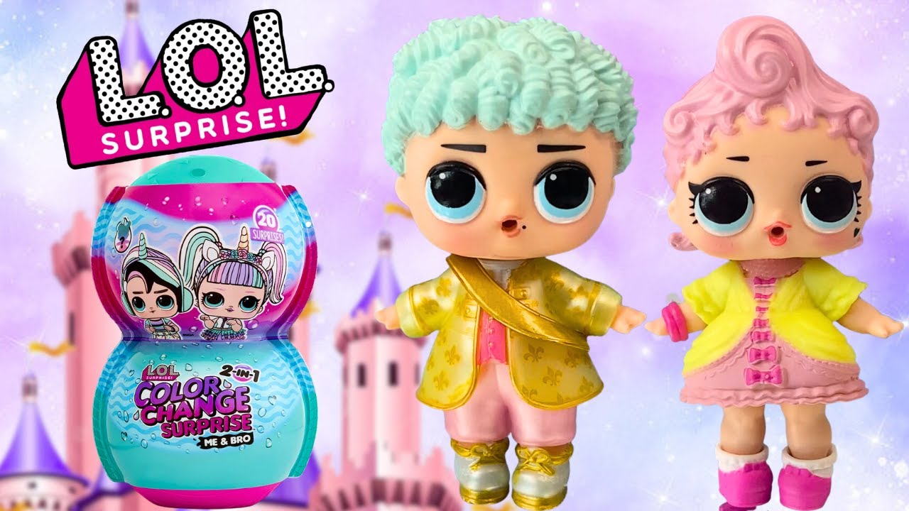 {ASMR} 2n1 Color Change LOL Surprise Me & My Bro YouTube