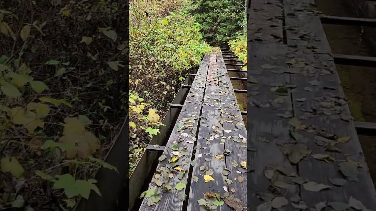 ASMR no talking hiking waterfalls in the Cascades Washington state