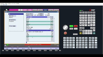Mitsubishi Program transfer from memory card/ USB to machine memory Tamil
