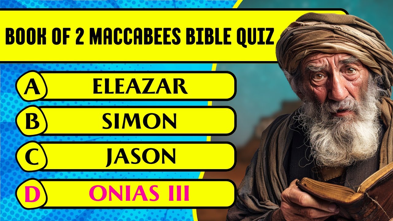 Викторина по книге 2 Маккавеев (30 самых сложных вопросов и ответов для проверки ваших знаний Биб...