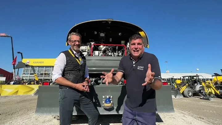 Introducing the new Wacker Neuson EW100 compact wheeled excavator with Product Expert, Andreas