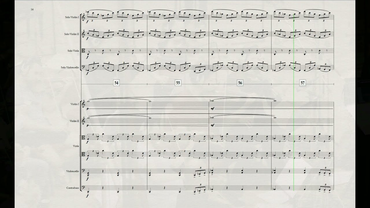 'Dawn of Faith' SHEET MUSIC for Strings (by Eternal Eclipse) Thomas-Adam Habuda