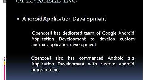 iPhone and Android Mobile Application Development Website Optimization at   openxcell.com