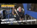 Classic Chevy & GMC Truck 3-Point Seat Belt Conversion Install - Shoulder Harness / Safety