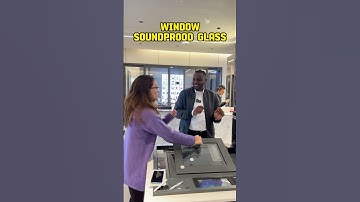 Soundproof Windows Real-World Test! 99% straight noise reduction?  #windows #buildingmaterial