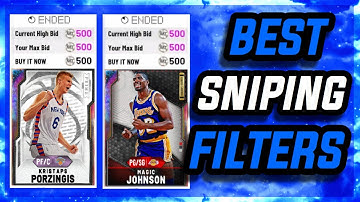 6 *BEST* SNIPING FILTERS TO MAKE MILLIONS OF MT!  NBA 2K20 MYTEAM! DO THIS RIGHT NOW!