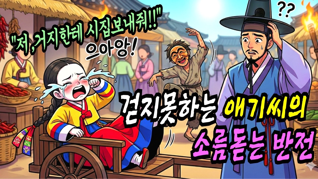 거지한테 시집보내 달라는 걷지 못하는 판서댁 고명딸의 억지소동!!  l야담l민담l옛날이야기l사연l 조선야담 I전설I설화I오디오북I수면동화I