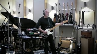 David Gilmour recording in Astoria Houseboat Studio