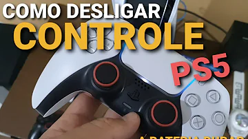 Como desligar controle PS5?