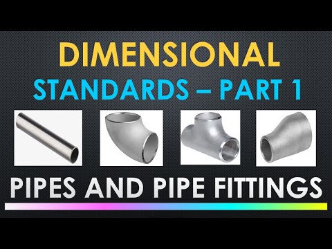 Dimensional Standards for Pipes and Pipe Fittings used for Piping Design = Part 1
