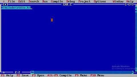 Moving Car Using C++