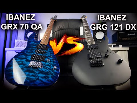 Ibanez GRG121DX VS Ibanez GRX70QA - Guitar Battle #26