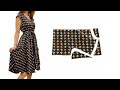  cutting and sewing a cool summer dress  no zipper