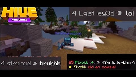 ABUSING The Top Snow Trap in Hive Skywars (Again...)