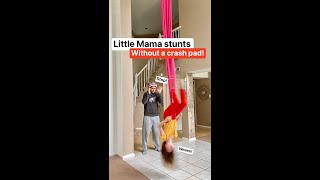 Little Mama's Big Drop.. NO CRASH PAD!😱