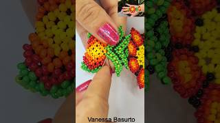 🏵️Tutorial ya disponible 🏵️ Crea tus accesorios artesanales 🏵️👇 #diy #easy #beads #mostacillas