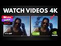 How to Enable NVIDIA VSR to Upscale YouTube Videos to 4K