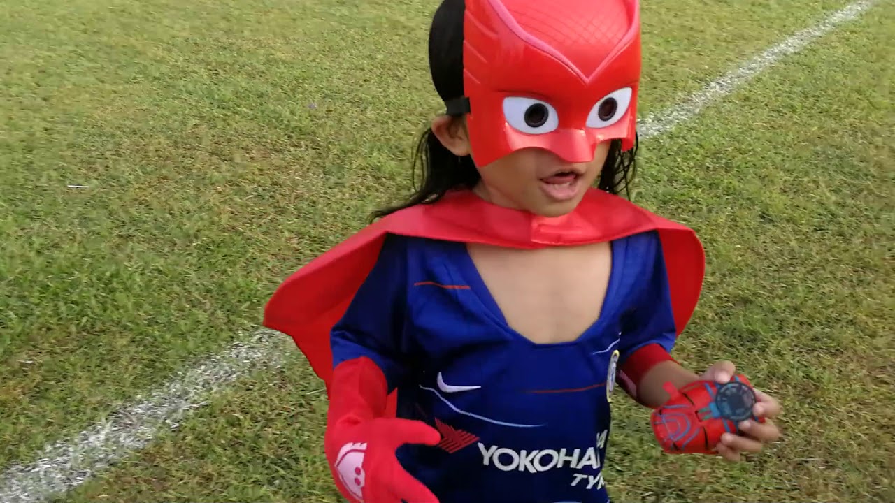 PJ MASK costume, ecahcupi feeling supergirl YouTube