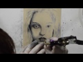 Tattoo on fake skin Portrait Time-Lapse Video by Andrejs Dinvalds