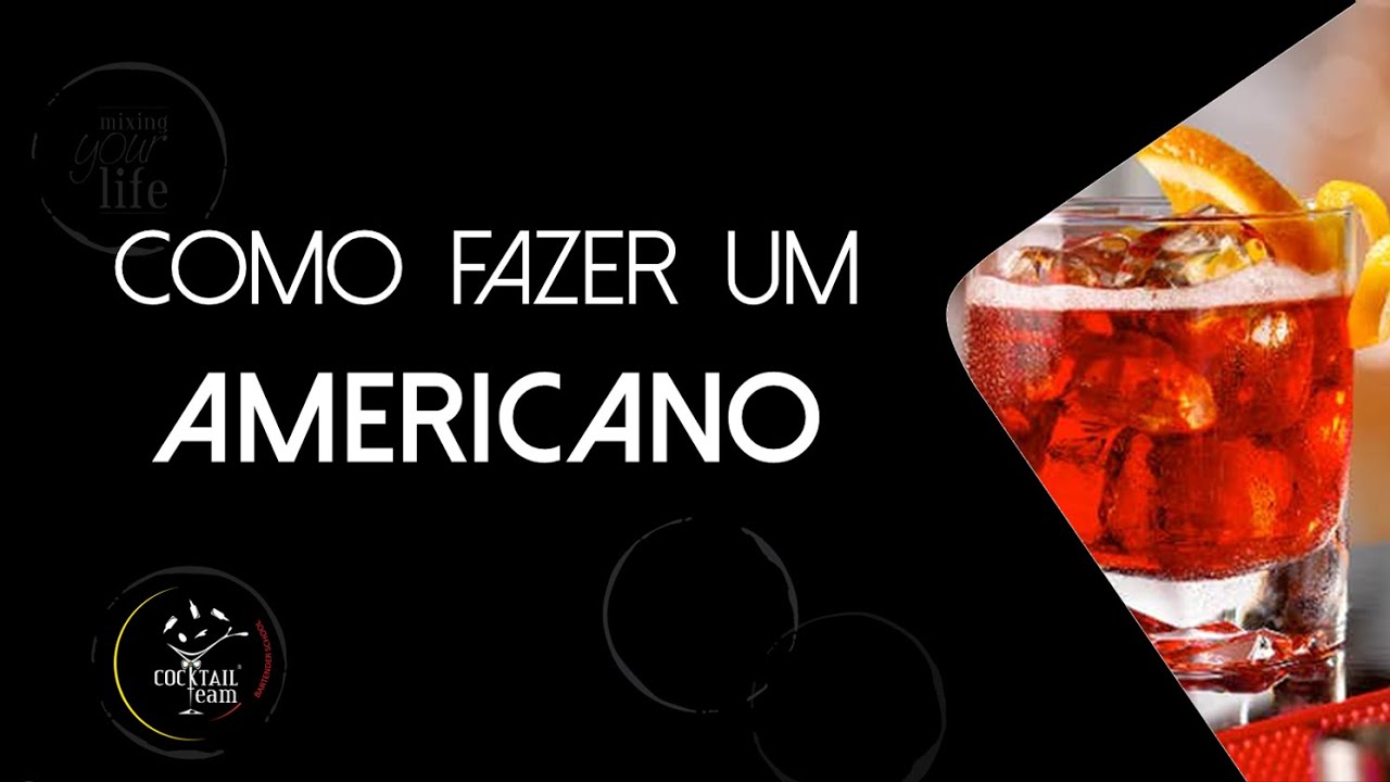 How to make an Americano Cocktail | Cocktail Team 