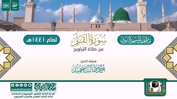 سورة القلم من تراويح المسجد النبوي 1441هـ