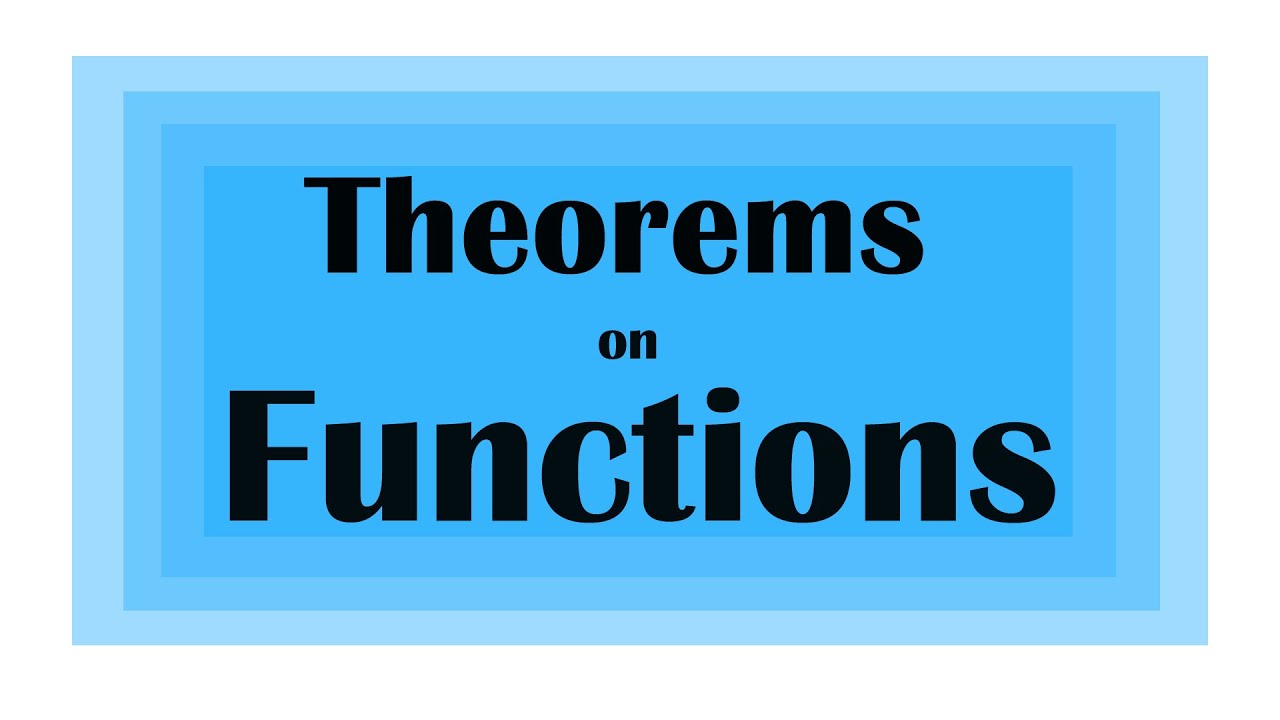 FUNCTIONS PART 5 - YouTube