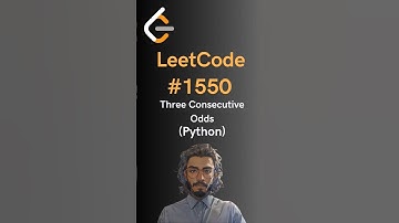 LeetCode#1550 Three Consecutive Odds - Python
