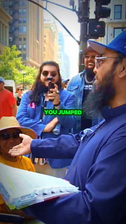 He met the wrong Muslim #muslim #islam #religion #dawah #speakerscorner #christian #jesus