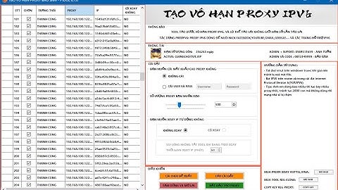 HƯỚNG DẪN CÀI ĐẶT TẠO PROXY IPV6 VÔ HẠN TỪ MẠNG LAN NHÀ DÙNG THỬ MIỄN PHÍ -  SHARE TOOL TẠO PROXY BS