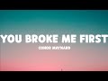 Cover | Conor Maynard - you broke me first (Lyrics)