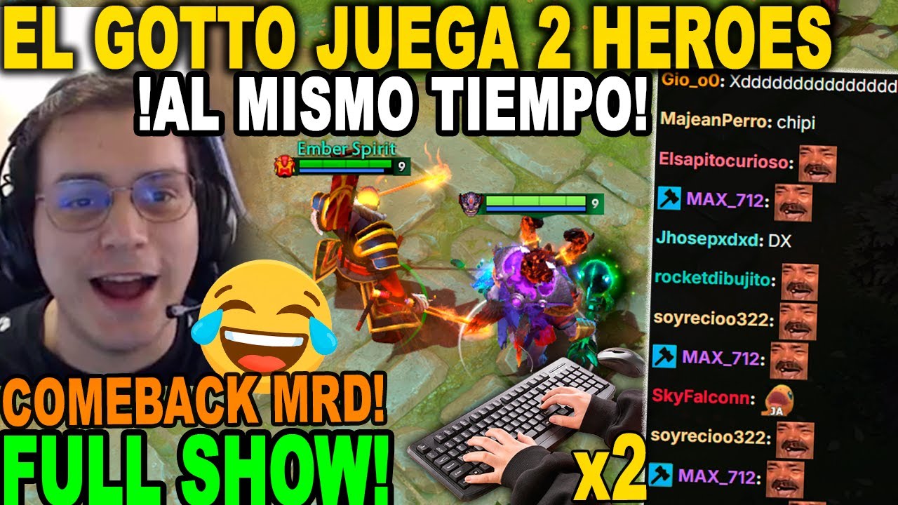 😲Matthew juega 2 héroes al mismo tiempo y sorprende a su publico en vivo