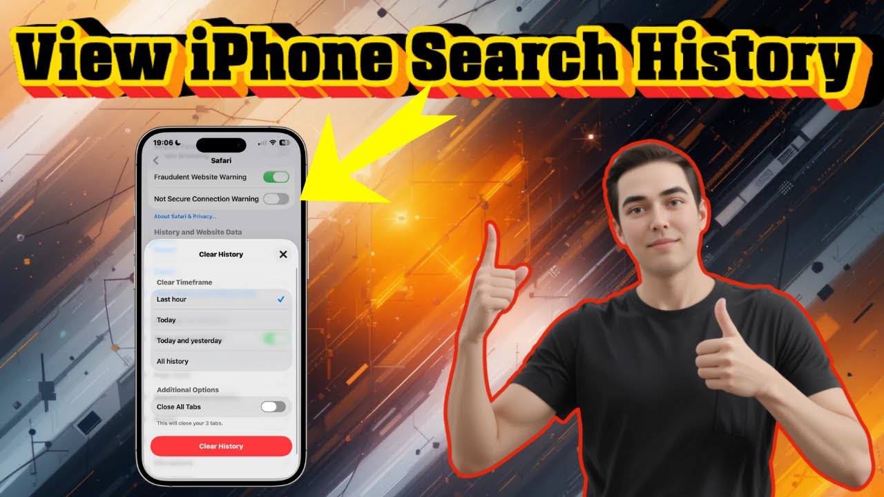 Как просмотреть историю поиска на iPhone | Просмотр и управление данными просмотра (2026)