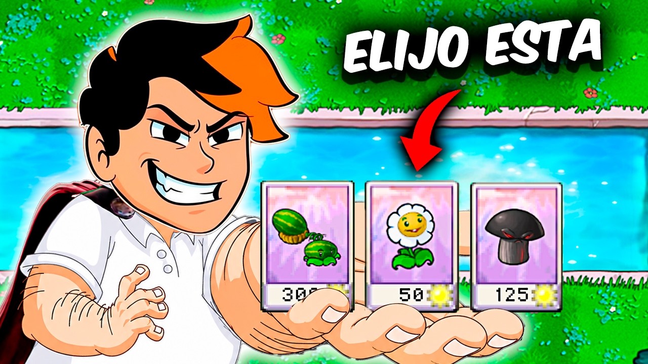 PvZ PERO... SOLO PODEMOS ELEGIR UNA PLANTA ☠️