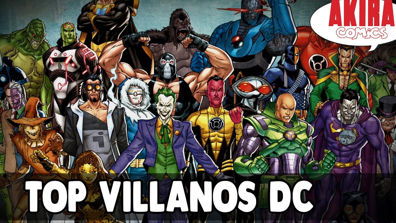 Top mejores villanos de DC || Akira Comics - YouTube