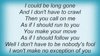 Emmylou Harris - I Don&#39;t Have To Crawl Lyrics