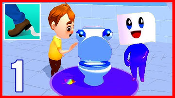 Toilet Games 2: The Big Flush - Gameplay Walkthrough Part 1 - Level 1-40 (Android,iOS)