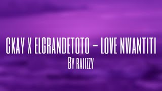 Ckay x ElGrandeToto - Love nwantiti (Slowed Version) by raiizzy
