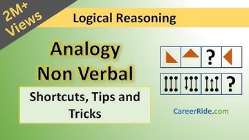 Non Verbal Analogy - Tricks & Shortcuts for Placement tests, Job Interviews & Exams