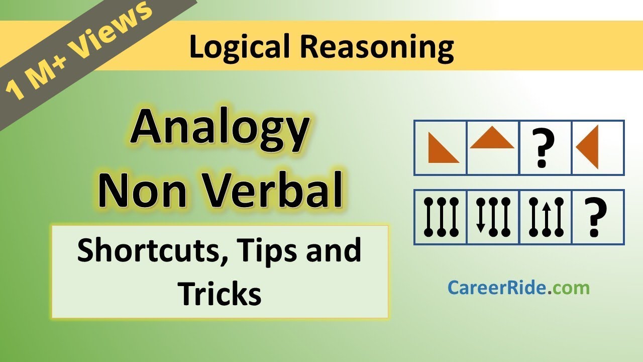 Non Verbal Analogy - Tricks  Shortcuts For Placement Tests, Job Interviews  Exams