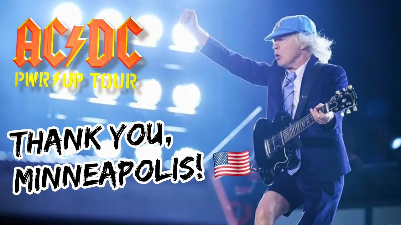 AC/DC Live in Minneapolis 2025 – Electrifying Crowd & Full-On Rock ...